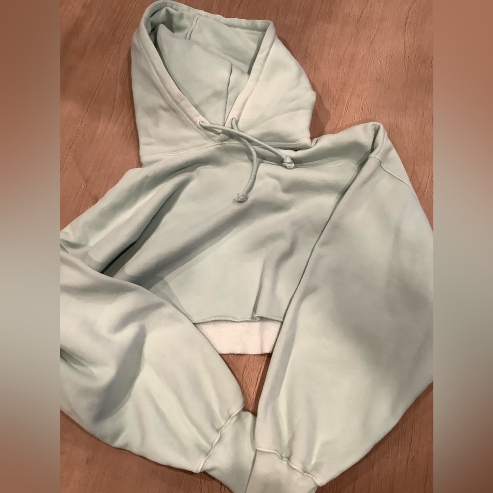 TNA Cropped Hooded Sweatshirt - Size 3